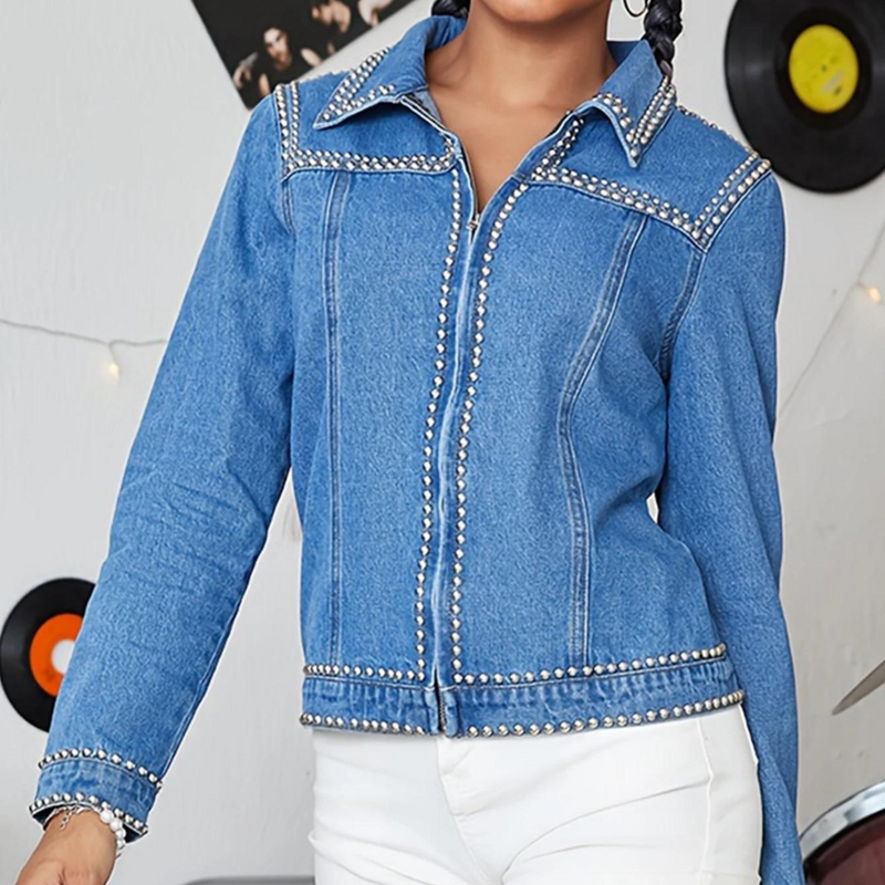 Jaqueta Feminina Jeans Denim