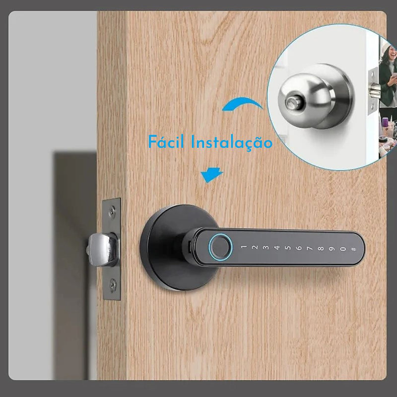 Fechadura Inteligente Bluetooth Multifunções